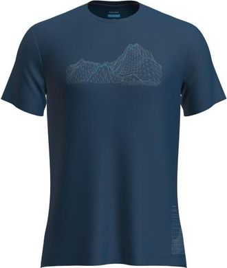 Icebreaker Merino 125 Cool-Lite Sphere S/S Tee Beta Funktionsshirt f&uuml;r Herren | blau