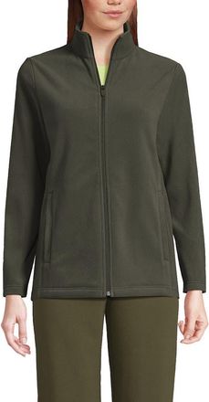 Lands End Anyweather Fleece Full Zip Jacket in Forest Moss Green at Nordstrom, Size X-Large P