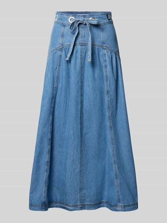 BA&SH Jeansrock mit Schn&uuml;rung Modell LONIA in Blau, Gr&ouml;&szlig;e 34