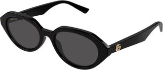 Gucci Gg 2178S 001 Zonnebrillen - Dames - Zonnebrillen - Zwart - 53 MM - Accessoires