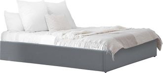 Habitat et Jardin Habitat Et Jardin - Cama Individual De Pvc Con Box ava - 90 X 190 Cm - Gris