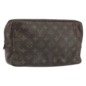 Louis Vuitton Pre-owned Clutches, female, Brown, Size: ONE SIZE Pre-owned Vintage Canvas Clutch