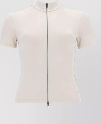 Alexander Wang mock neck short sleeve womens top