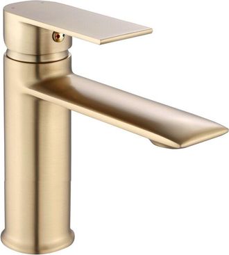 Rea Rea - Grifo De Lavabo Veneta 29,5 Brush Gold