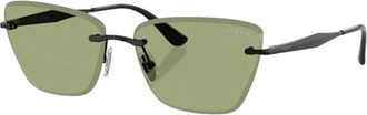 Vogue Eyewear Vo 4332S 352/82 Zonnebril - Dames - Zonnebrillen - Zwart - 59 MM - Accessoires