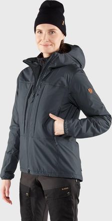 Fj&auml;llr&auml;ven Keb Wool Padded Jacket In Dark Navy