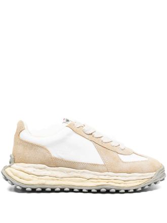 Miharayasuhiro paneled-design sneakers - unisex - Rubber/Calf Suede/Fabric/Fabric - 40 - White