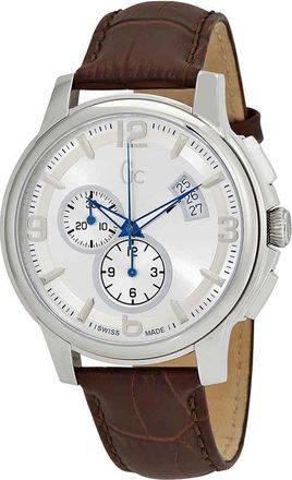 Guess Classica Chronograph Silver Dial Mens Watch X83005G1S