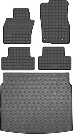 OEM Mazda Cx-60 Suv A Partir De 2022 Set - Alfombrillas De Goma Para Coche + Alfombrilla Para Maletero
