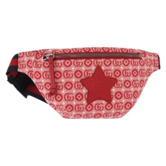 Gucci Pre-owned Belt Bags, female, Red, Size: ONE SIZE Pre-owned Canvas Belt Bag