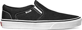 Vans Asher Canvas Sneakers - Heren - Skateschoenen - Zwart - 42 EU - Leer - Fitness