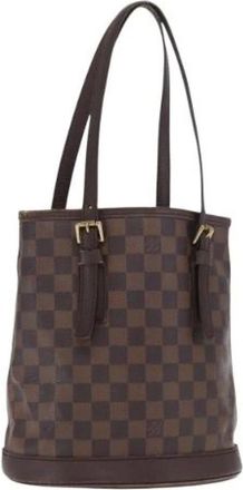 Louis Vuitton Pre-owned Bucket Bags, female, Brown, Size: ONE SIZE Pre-owned Bucket Bag
