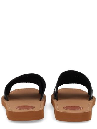 Chlo&eacute; Woody Sandals - Black