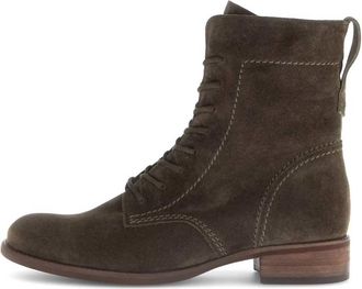 Gabor Womens Suede Ankle Boot In Olive