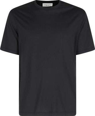 Roberto Collina Girocollo MC - Heren - T-shirts - Zwart - S - Tops