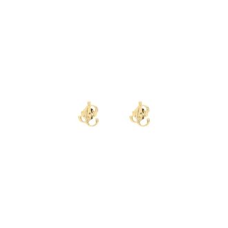 Jimmy Choo London Oorbellen van Messing in Goudtint - Dames - Oorbellen - Geel - ONE Size - Accessoires