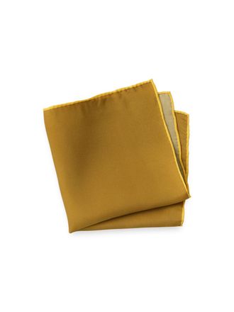 Paul Fredrick Solid Silk Pocket Square