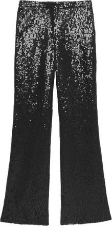 Msgm sequin-embellished trousers - women - Viscose - 42 - Black
