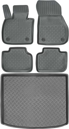 OEM Bmw Serie 2 F45 Active Tourer Minivan (2019) - Juego De Alfombrillas Para Coche + Alfombrilla Para Maletero