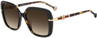 Carolina Herrera 0380/G/S Zonnebril - Dames - Zonnebrillen - Bruin - 55 MM - Polyester - Accessoires