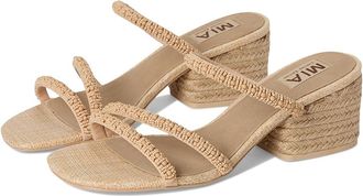 Mia MLE-Inara Womens Dress Sandals Natural : 8.5 M, Leather
