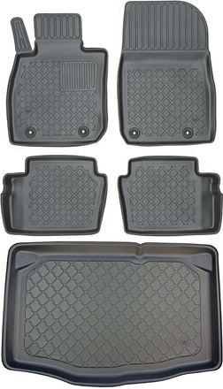 OEM Juego De Alfombrillas Para Coche Y Maletero Para Mazda 2 Iii Hatchback De Febrero De 2015