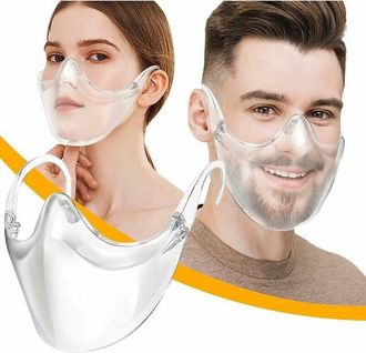 OEM La Mascarilla De Pl&aacute;stico Transparente Se Puede Lavar Y Reutilizar Para Proteger El Rostro De La Niebla Y Las Salpicaduras