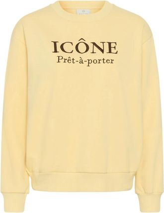 Kaffe KAroseanne Felpa - - Sweatshirts & Hoodies - Donna - Giallo - L