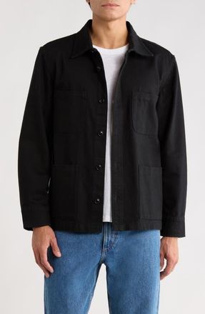 Corridor Misha Overshirt in Black at Nordstrom, Size Xx-Large