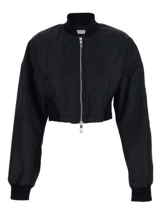 Sportmax Bomber con zip - Nero