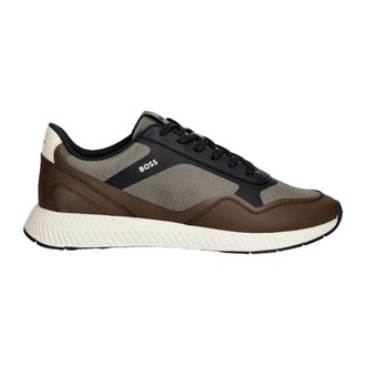 HUGO BOSS Schoenen, Heren, Bruin, 42 EU, Sporty Sneakers