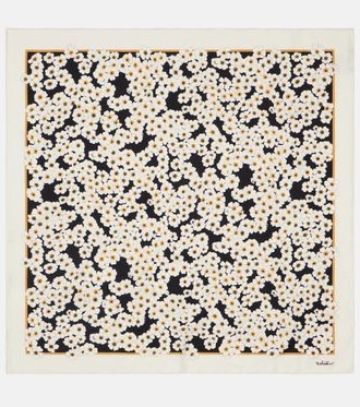 Valentino Floral silk scarf