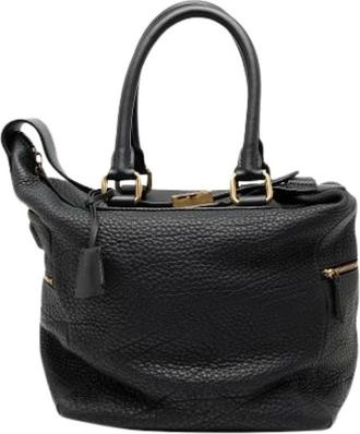 Celine Pre-owned Handbags, female, Black, Size: ONE SIZE Pre-owned Vintage Handbag