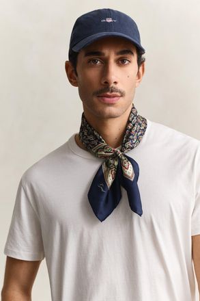 GANT Men Paisley Scarf (ONE SIZE) MARINE