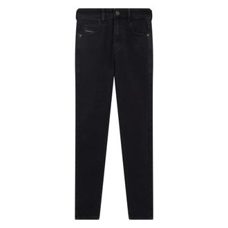 Diesel Slim-fit Jeans, female, Black, Size: W24 Elegant denim slim fit pants
