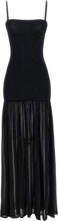 Hunza G Nancy Hybride Jurk - Dames - Avondkleed - Zwart - ONE Size - Kleedjes