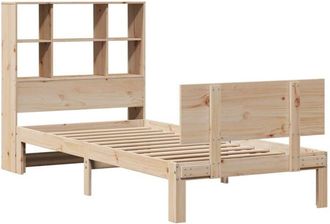 vidaXL Bookcase Bed without Mattress 90x200cm Solid Wood Pine Vidaxl