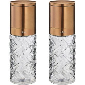 cilio Cristallo Salt or Pepper Mill 2 Piece Set in Copper at Nordstrom