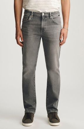 Mavi Zach Straight Leg Jeans in Smoke Brushed Classi at Nordstrom, Size 40 X 30