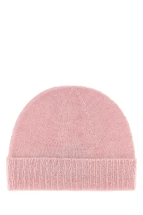Vivienne Westwood Womens Pink Alpaca Blend Fluffy Beanie Hat Aw26powderpink Exterior: Nylon Wool Cappelli
