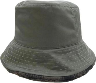 Burberry Pre-owned Hat - Dames - Vintage Accessoires - Groen - ONE Size - Katoen - Vintage