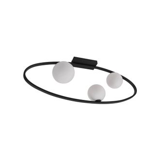 Lucande L&aacute;mpara De Techo kulka En Negro Metal - Lucande