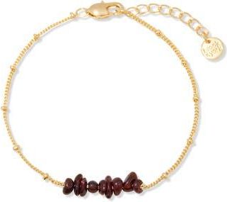Brook & York Alex Birthstone Bracelet in January - Gold at Nordstrom Rack