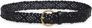 Melrose and Market Braided Faux Leather Belt in Black at Nordstrom Rack, Size X-Small