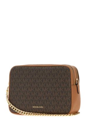 Michael Kors Womens Printed Canvas Bryant Crossbody Bag Brn-Acorn Borse A Mano Brn/acorn