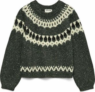 Vero Moda Trui met ronde hals en lange mouwen