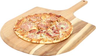 MegaChef Acacia Wood Pizza Peel and Serving Board