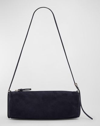 Proenza Schouler Silo Zip Suede & Leather Shoulder Bag