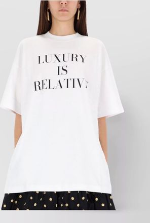 Moschino graphic print relaxed fit short sleeve top