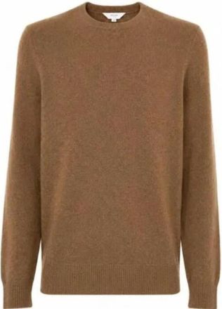 Malo Truien & Vesten, Heren, Bruin, 2Xl, Kasjmier, Crew Neck Kasjmier Trui
